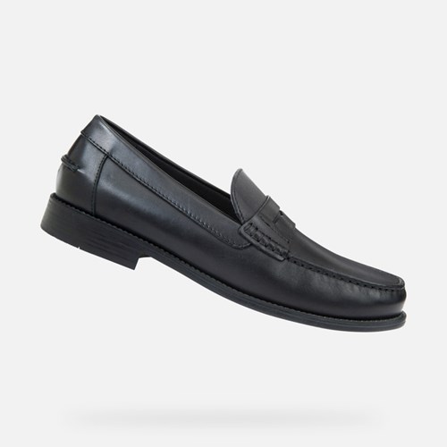 Geox New Damon Loafers Herren Schwarz | TKY-217056