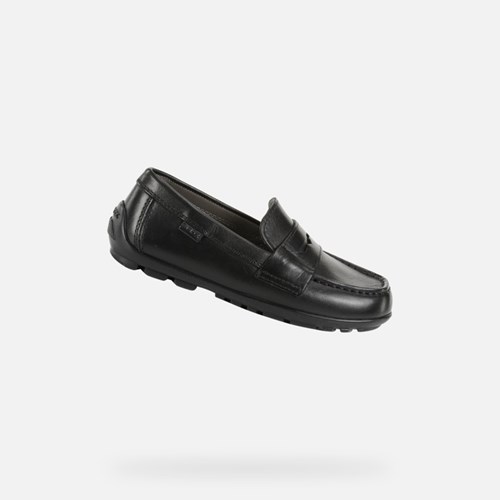Geox New Fast Loafers Jungen Schwarz | MVC-673942