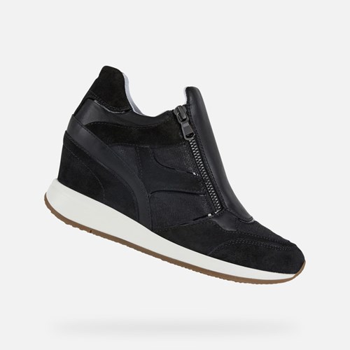 Geox Nydame Slip On Damen Schwarz | GDH-862091