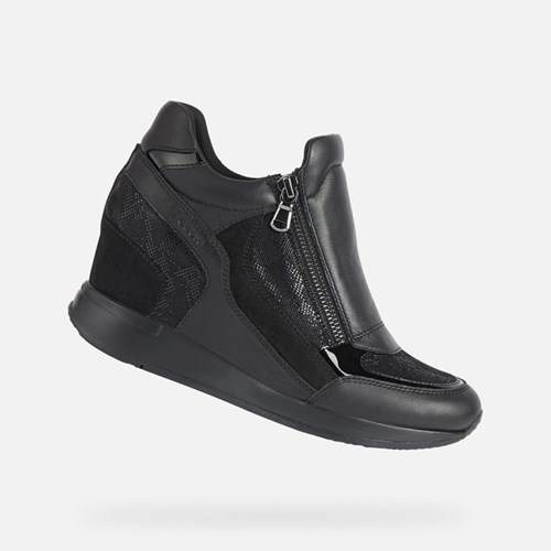 Geox Nydame Slip On Damen Schwarz | IHQ-456930