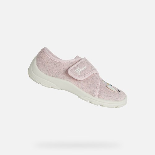 Geox Nymel Hausschuhe Mädchen Rosa | REW-958603