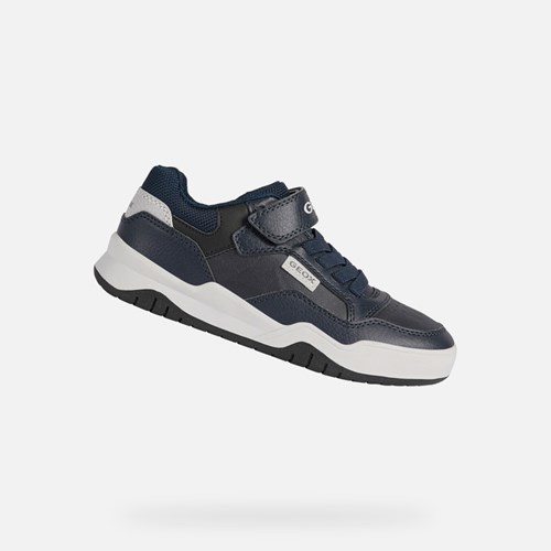 Geox Perth Sneakers Jungen Navy Hellgrau | GJL-172384