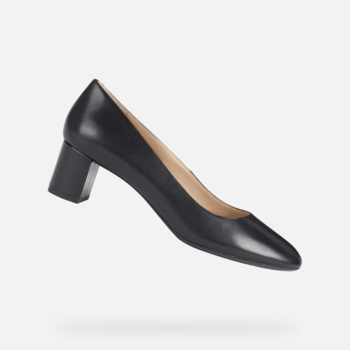 Geox Pheby 50 Keilabsatz Damen Schwarz | BPX-782314