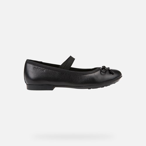 Geox Plie Ballerinas Mädchen Schwarz | DAB-487510