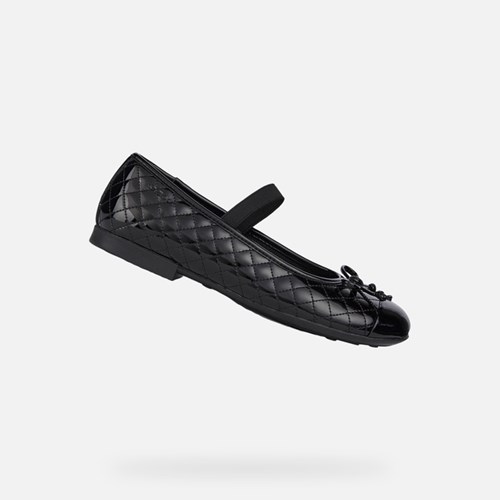 Geox Plie Ballerinas Mädchen Schwarz | HMU-589034