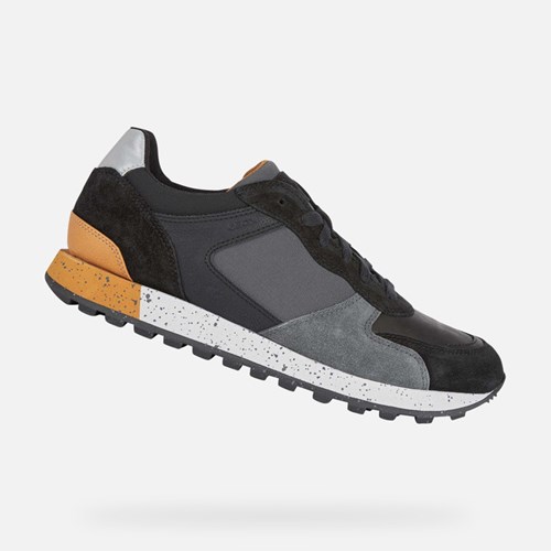 Geox Ponente Sneakers Herren Schwarz | CNR-497513
