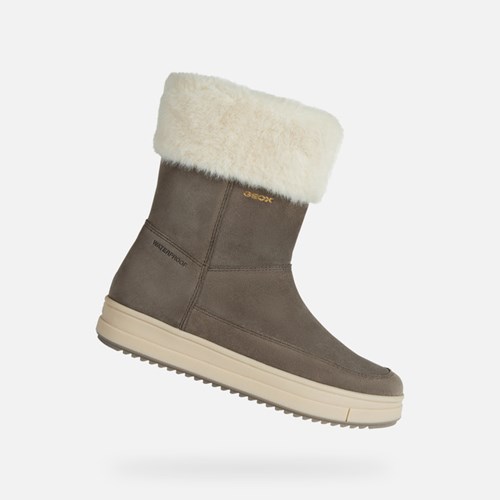 Geox Rebecca Stiefel Mädchen Grau | KYS-452381