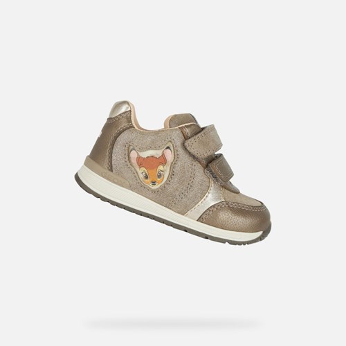 Geox Rishon Sneakers Baby Platin | DYW-238564
