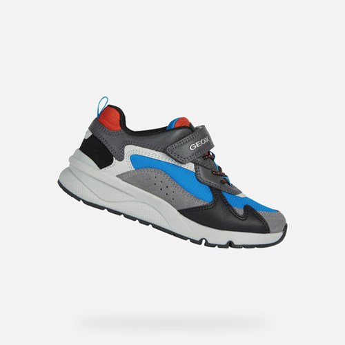Geox Rooner Sneakers Jungen Grau | YUK-246587