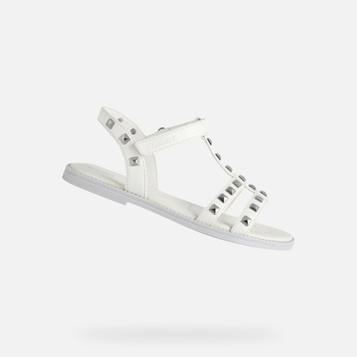 Geox Sandal Karly Sandalen Mädchen Weiß | LXR-947068
