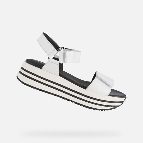 Geox Sandal Kency Sandalen Damen Weiß | KGP-182346