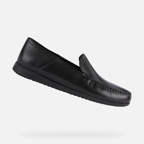 Geox Sile 2 Fit Loafers Herren Schwarz | BDU-570192