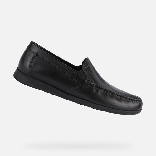 Geox Sile 2 Fit Loafers Herren Schwarz | BKE-275614