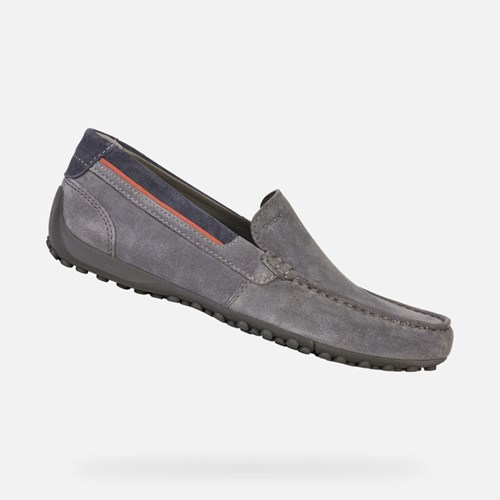 Geox Snake Loafers Herren Grau | ATM-837052