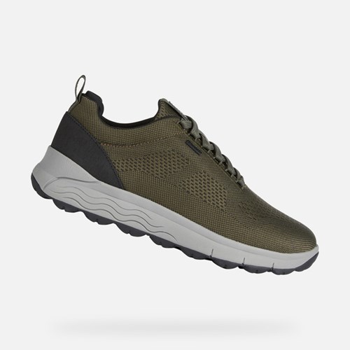 Geox Spherica 4x4 Abx Sneakers Herren Dunkelolivgrün | UGC-325946