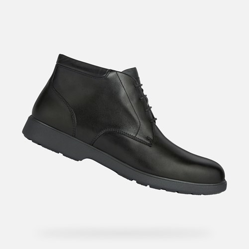 Geox Spherica Ec11 Weite Stiefeletten Herren Schwarz | ETY-561874