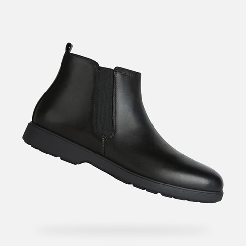 Geox Spherica Ec11 Weite Stiefeletten Herren Schwarz | QZR-326495