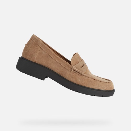 Geox Spherica Ec1 Loafers Damen Caramel | AFH-491502