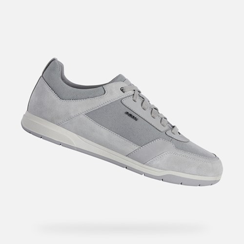 Geox Spherica Ec3 Sneakers Herren Hellgrau | PSZ-142908