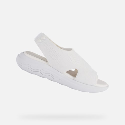 Geox Spherica Ec5 Sandalen Damen Weiß | GMO-862973