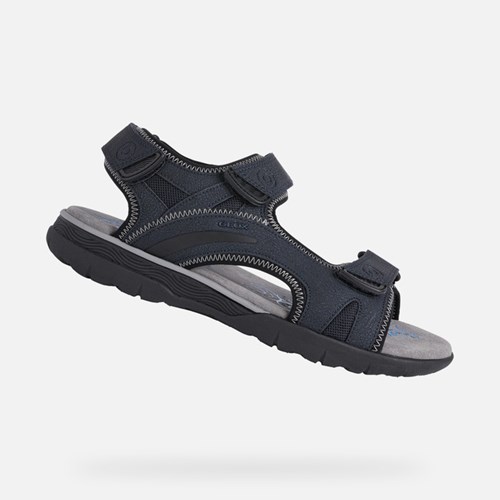 Geox Spherica Ec5 Sandalen Herren Navy | GBC-473106