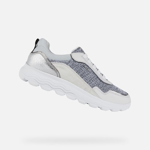 Geox Spherica Slip On Damen Weiß | FLO-592738