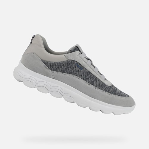 Geox Spherica Slip On Herren Hellgrau | SXJ-908362