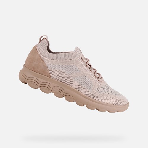 Geox Spherica Sneakers Damen Dunkelrosa | OWY-715023