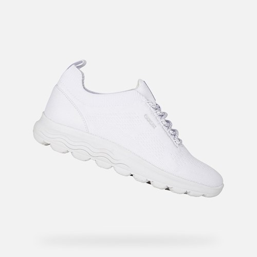 Geox Spherica Sneakers Damen Weiß | QVW-416039