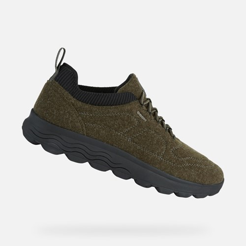 Geox Spherica Sneakers Herren Dunkelolivgrün | MKG-198027