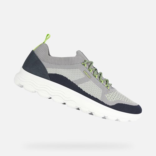 Geox Spherica Sneakers Herren Hellgrau Navy | BGR-637128