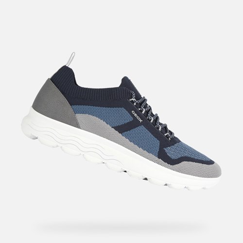 Geox Spherica Sneakers Herren Navy Grau | BFD-310472
