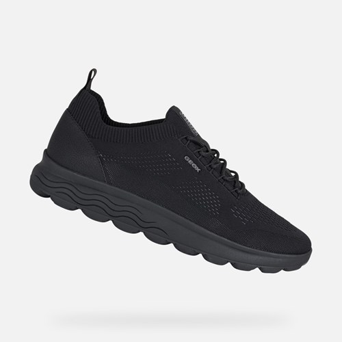 Geox Spherica Sneakers Herren Schwarz | NYM-351902