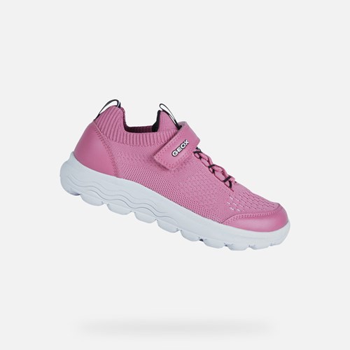 Geox Spherica Sneakers Mädchen Fuchsie | BPI-845312