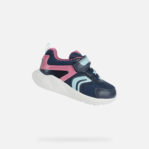 Geox Sprintye Sneakers Baby Navy Fuchsie | RQU-328709