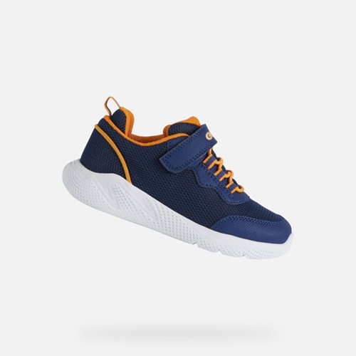 Geox Sprintye Sneakers Jungen Navy Orange | AJL-435269