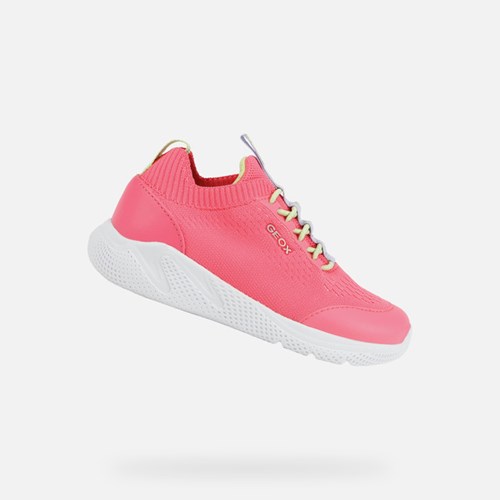 Geox Sprintye Sneakers Mädchen Fuchsie | VNM-726930