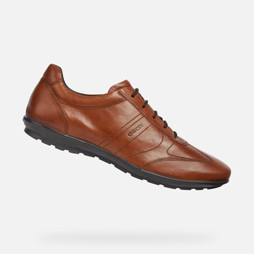 Geox Symbol Freizeitschuhe Herren Braun | OVK-123659