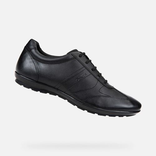 Geox Symbol Freizeitschuhe Herren Schwarz | GMX-984701