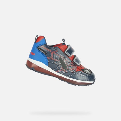Geox Todo Sneakers Baby Navy Rot | NTS-605813
