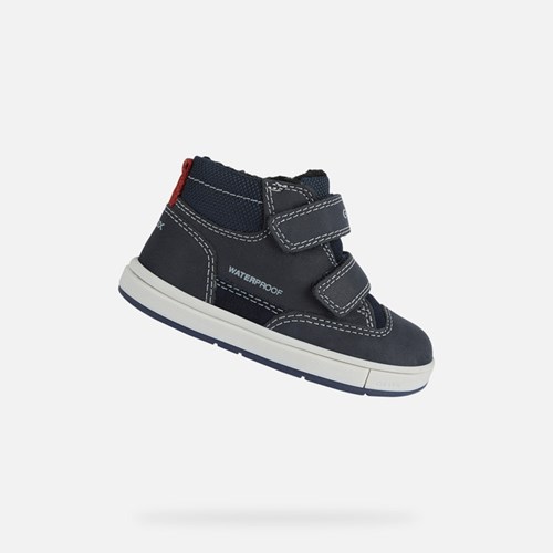 Geox Trottola Mid-calf Boots Baby Navy | QLC-841670