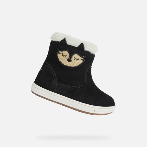 Geox Trottola Sneakers Baby Schwarz | REC-730562