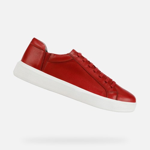Geox Velletri Sneakers Herren Dunkelrot | CHG-139860
