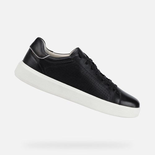 Geox Velletri Sneakers Herren Schwarz | CNA-614950
