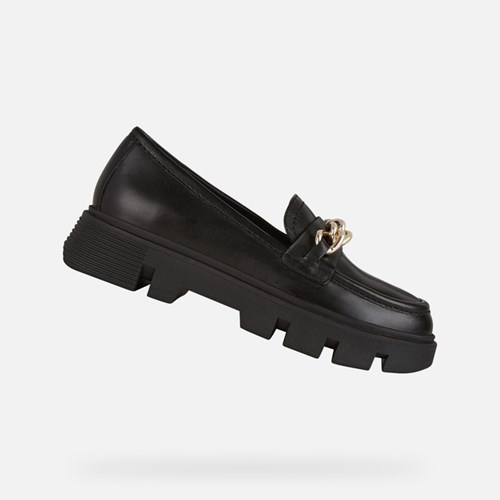 Geox Vilde Loafers Damen Schwarz | CJN-346805