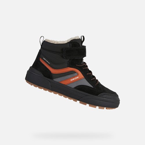 Geox Weemble Abx Sneakers Mädchen Schwarz | CBH-254017