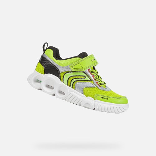 Geox Wroom Light-up Shoes Jungen Schwarz | YIH-943075