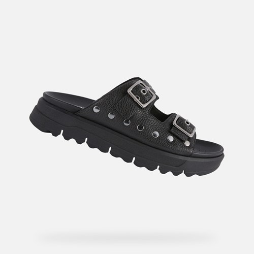 Geox Xand 2.1s Sandalen Damen Schwarz | JHF-738612