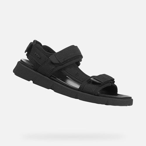 Geox Xand 2s Sandalen Herren Schwarz | XPL-748931