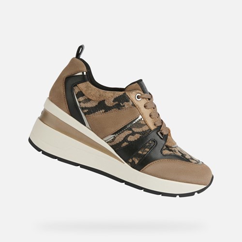 Geox Zosma Sneakers Damen Sand | VDR-718249